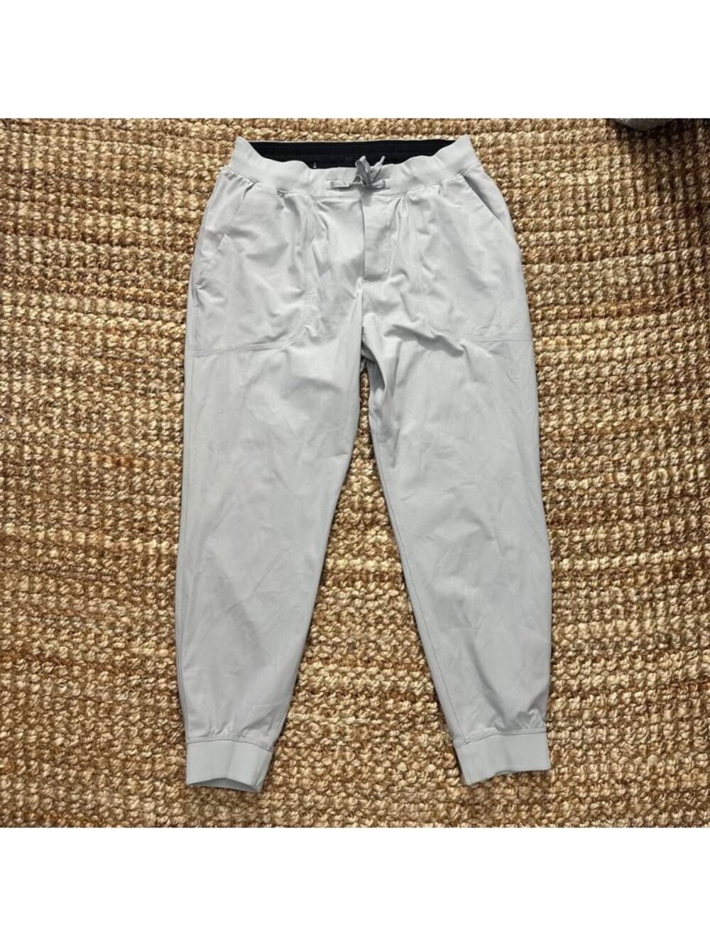 Lululemon ABC Jogger Light Gray Mens Medium Tapered Pants LM5AQ8S